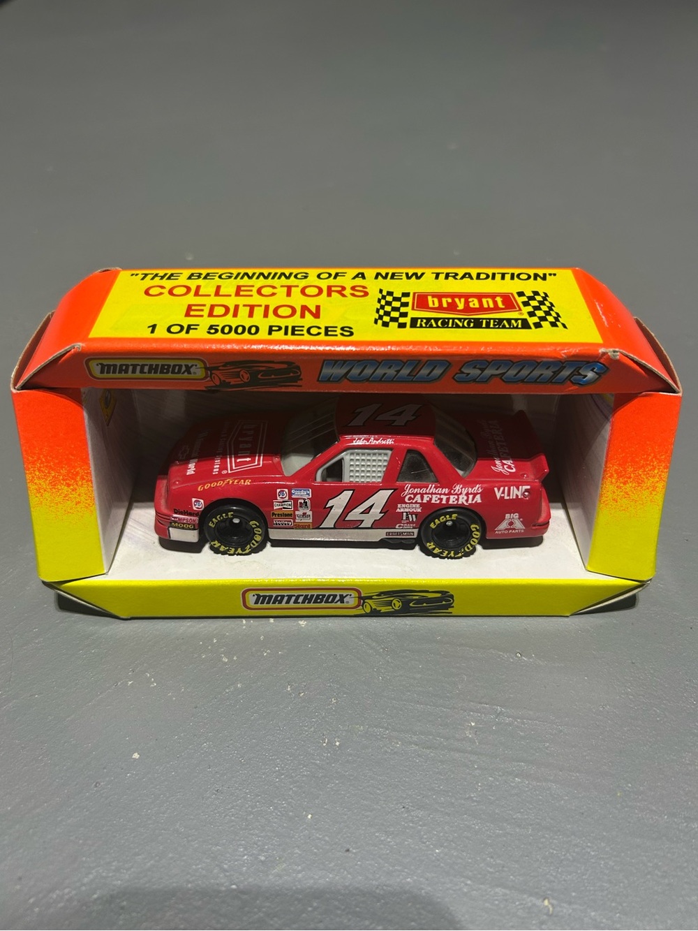 (NEW) RARE Matchbox 1993 John Andretti Bryant Racing 1 of 5000 Piece Collectable